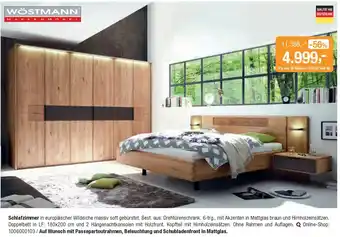 Opti Wohnwelt WÖSTMANN Schlafzimmer Angebot