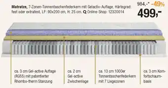 Opti Wohnwelt Matratze Angebot