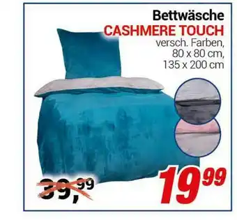 CENTERSHOP Bettwäsche Cashmere Touch Angebot