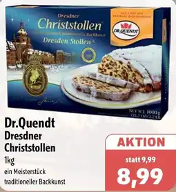 Aktiv Irma Dr.Quendt Dresdner Christstollen Angebot
