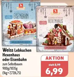 Aktiv Irma Weiss Lebkuchen Hexenhaus oder Eisenbahn Angebot