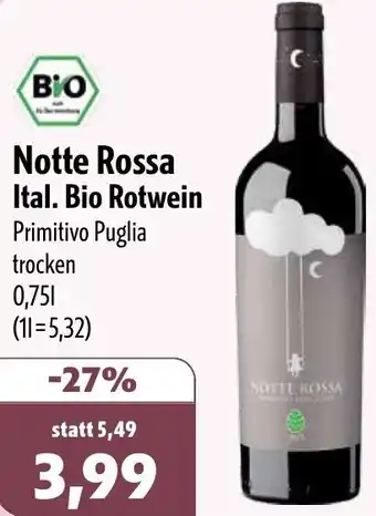 Aktiv Irma Notte Rossa Ital. Bio Rotwein Angebot