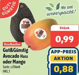Aktiv Irma Gut&Günstig Avocado Hass oder Mango Angebot