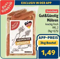 Aktiv Irma Gut&Günstig Möhren Angebot