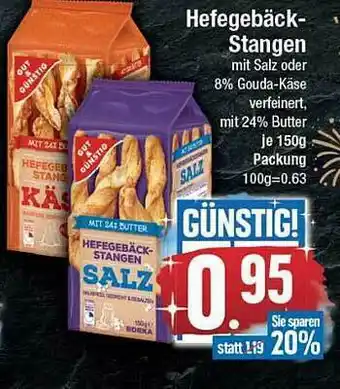 E-Center Hefegebäck-stangen Angebot