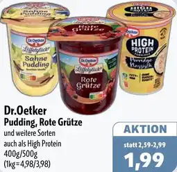 Aktiv Irma Dr.Oetker Pudding, Rote Grütze Angebot