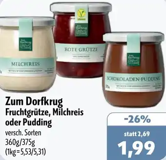 Aktiv Irma Zum Dorfkrug Fruchtgrütze, Milchreis oder Pudding Angebot