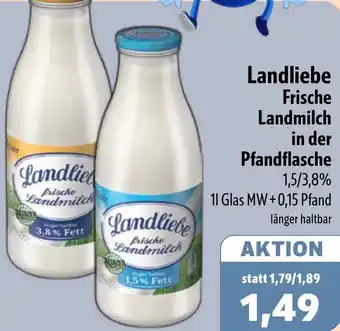Aktiv Irma Landliebe Frische Landmilch in der Pfandflasche Angebot