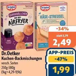 Aktiv Irma Dr. Oetker Kuchen-Backmischungen Angebot