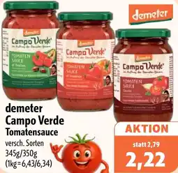 Aktiv Irma demeter Campo Verde Tomatensauce Angebot