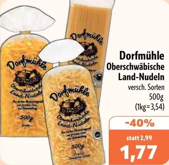 Aktiv Irma Dorfmühle Oberschwäbische Land-Nudeln Angebot