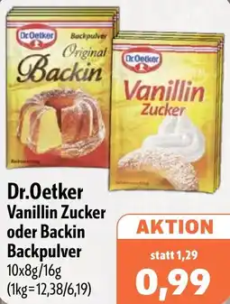 Aktiv Irma Dr.Oetker Vanillin Zucker oder Backin Backpulver Angebot