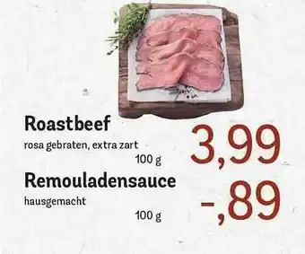 E-Center Roastbeef Oder Remouladensauce Angebot