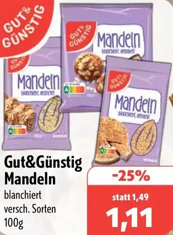 Aktiv Irma Gut&Günstig Mandeln Angebot