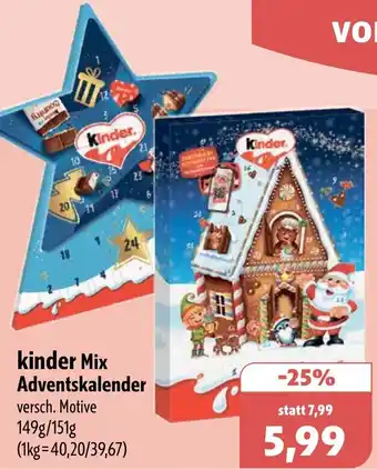 Aktiv Irma kinder Mix Adventskalender Angebot