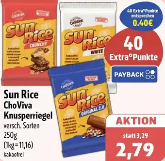 Aktiv Irma Sun Rice ChoViva Knusperriegel Angebot