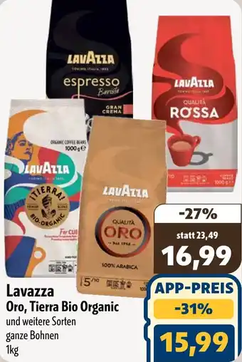 Aktiv Irma Lavazza Oro, Tierra Bio Organic Angebot