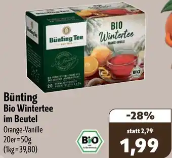 Aktiv Irma Bünting Bio Wintertee im Beutel Angebot
