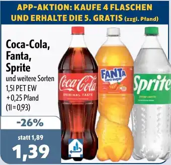 Aktiv Irma Coca-Cola, Fanta, Sprite Angebot