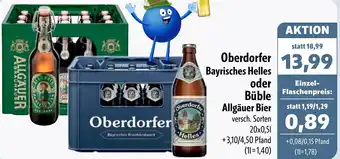 Aktiv Irma Oberdorfer Bayrisches Helles oder Büble Allgäuer Bier Angebot