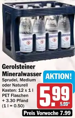 HIT Gerolsteiner Mineralwasser Angebot