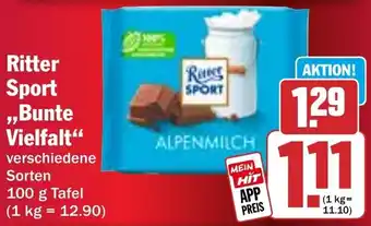 HIT Ritter Sport ,,Bunte Vielfalt" Angebot