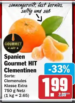 HIT Spanien Gourmet HIT Clementinen Angebot