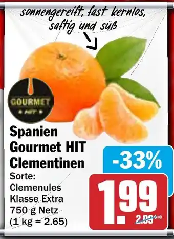 HIT Spanien Gourmet HIT Clementinen Angebot