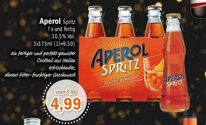 Aperol Spritz Angebot bei Aktiv Irma