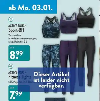 Aldi Nord Active Touch Sport-bh Oder Fitness-tights Angebot