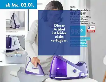 Aldi Nord Quigg Dampfbügelstation Gt-sf-dbs-04 Angebot