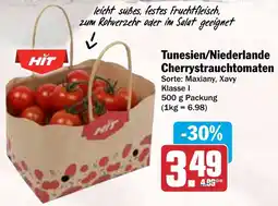HIT Tunesien/Niederlande Cherrystrauchtomaten Angebot