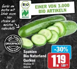 HIT Spanien Bio Naturland Gurken Angebot