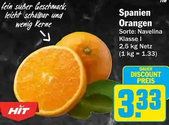 HIT Spanien Orangen Angebot
