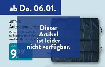 Aldi Nord Auto Xs Autoschondecke Angebot