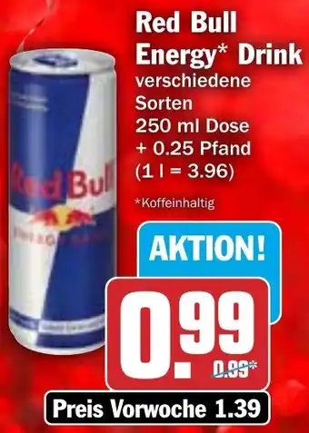HIT Red Bull Energy Drink Angebot