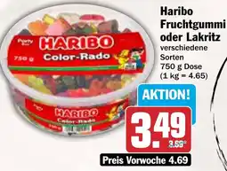HIT Haribo Fruchtgummi oder Lakritz Angebot