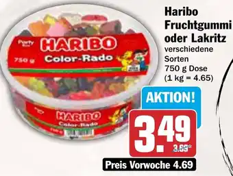 HIT Haribo Fruchtgummi oder Lakritz Angebot