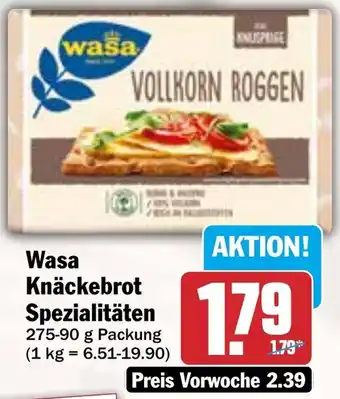 HIT Wasa Knäckebrot Spezialitäten Angebot