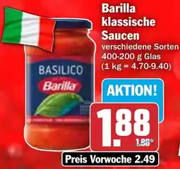 HIT Barilla klassische Saucen Angebot