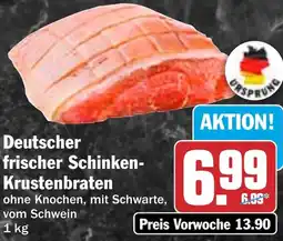 HIT Deutscher frischer Schinken Krustenbraten Angebot