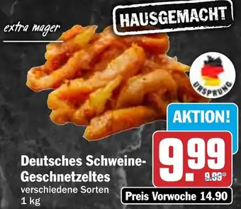 HIT Deutsches Schweine Geschnetzeltes Angebot