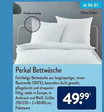 Aldi Nord Perkal Bettwäsche Angebot