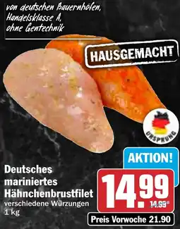 HIT Deutsches mariniertes Hähnchenbrustfilet Angebot