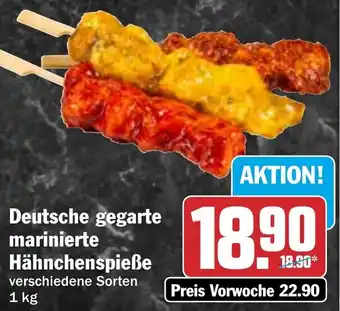 HIT Deutsche gegarte marinierte Hähnchenspieße Angebot