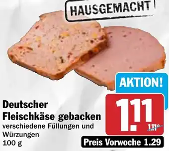 HIT Deutscher Fleischkäse gebacken Angebot