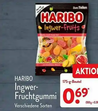 Aldi Nord Haribo Ingwer-fruchtgummi Angebot