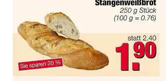 Edeka Scherer Stangenweißbrot Angebot