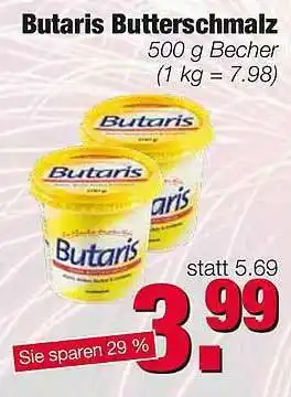 Edeka Scherer Butaris Butterschmalz Angebot