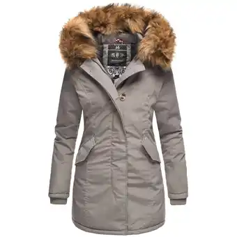 Netto Marken-Discount MARIKOO Damen edler Wintermantel Parka mit Kunstfellkapuze Karmaa Princess Angebot
